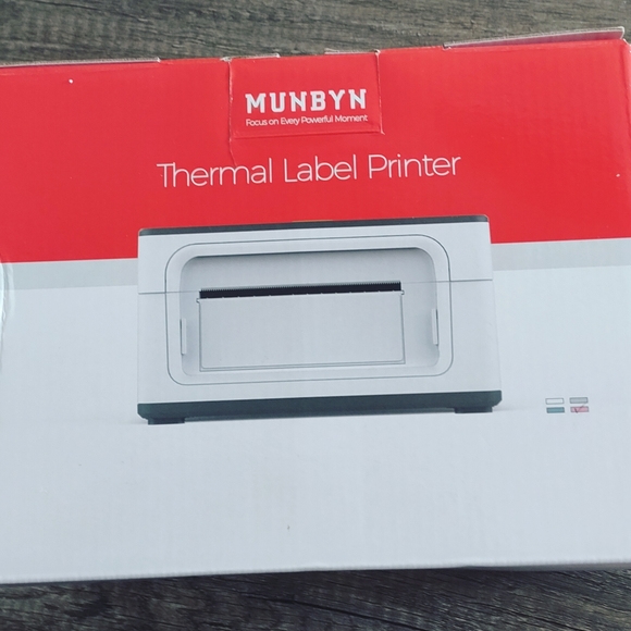 MUNBYN Pink Thermal Shipping Label Printer - Picture 4 of 5